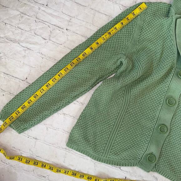 Vintage Women’s Large LL Bean LS Large Button Collared Sweater - Picture 6 of 7